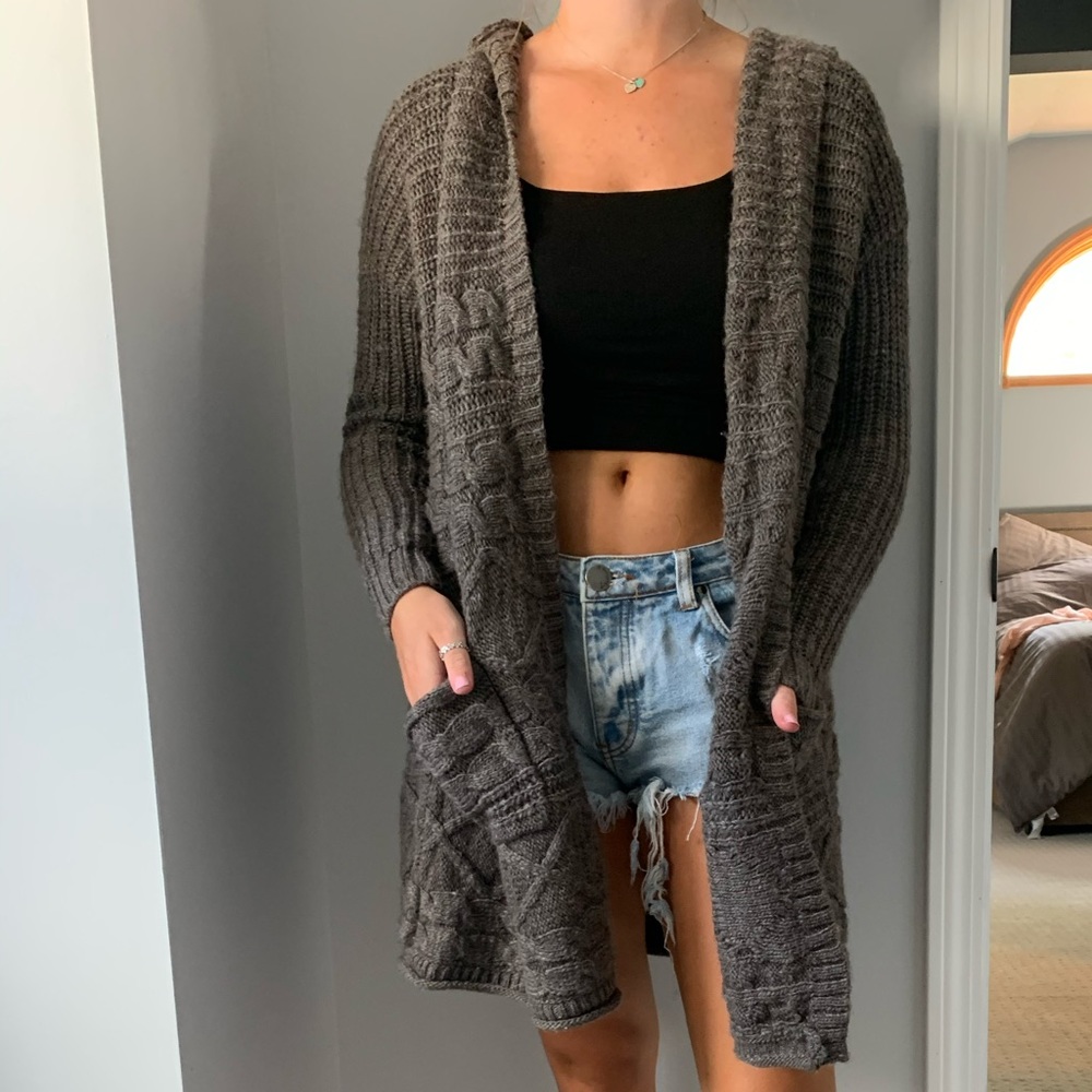 Long Knit Cardigan